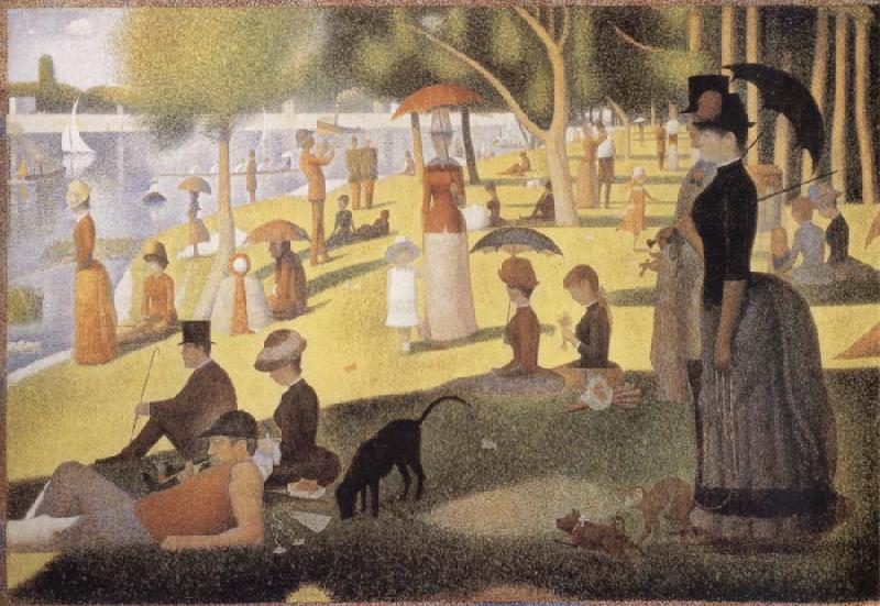 Georges Seurat Sunday Afternoon on the Island of La Grande Jatte oil painting picture